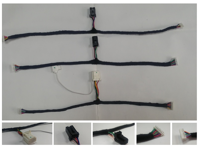 Steering wheel switch wire harness